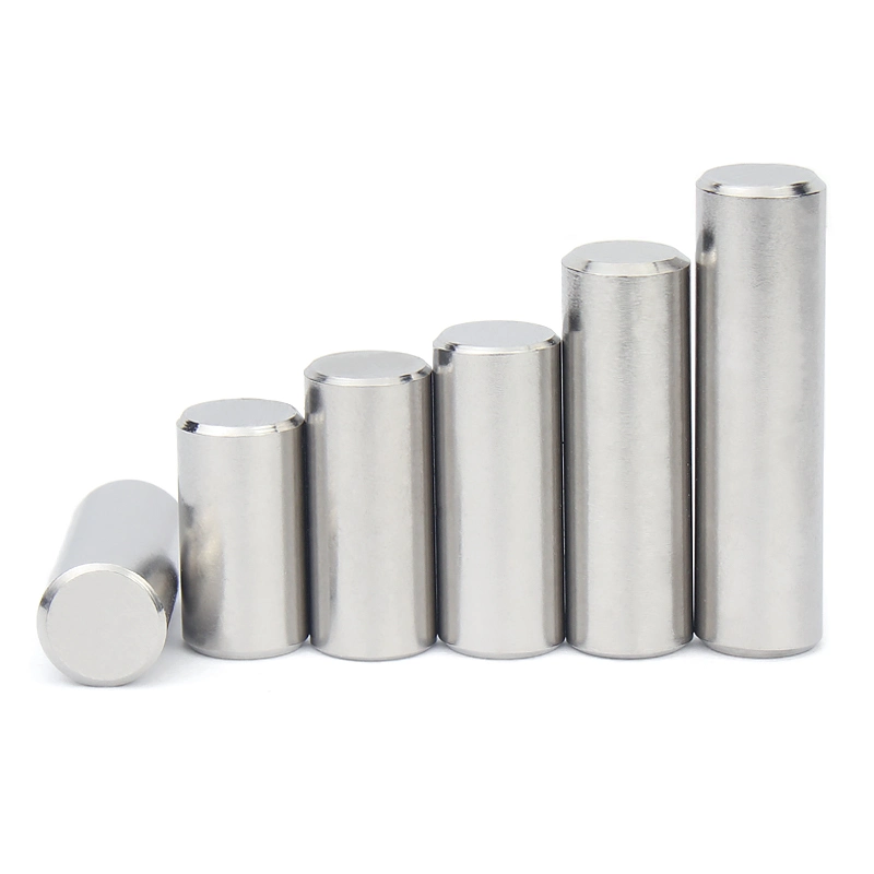 High Precision Custom Auto Lathe Turning SUS304 316 Stainless Steel Knurled Dowel Pin for Toy Car